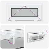 Basement Window RISOR 80x40 cm Tilt 3 Glazing Anthracite 4108464