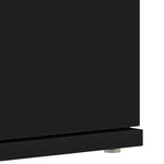 Shoe Cabinet with Door Black 80 x 39 x 180 cm Engineered wood 3333867