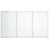 Magnetic Whiteboard Foldable 120x100x1.7 cm Aluminium 4005359