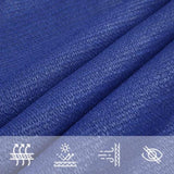 Sunshade Sail 160 g/m Square Blue 7x7 m HDPE 311500