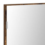 Mirror Wall-mounted Brown 80 x 37 cm Glass and Engineered Wood 863303
