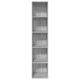 Bookcase Grey Sonoma 40x30x189 cm Engineered Wood 857890