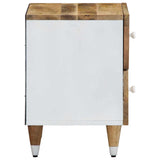 ZNTS Bedside Cabinet 40x33.5x46 cm Solid Wood Mango 4018662