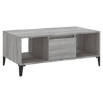 ZNTS Coffee Table Grey Sonoma 90x50x36.5 cm Engineered Wood 821074