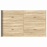 Storage Bed Frame Sonoma oak 120 x 190 cm Engineered wood 3335327