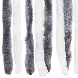 241224 Insect Curtain Grey and White 90x220 cm Chenille