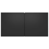 4 Piece TV Cabinet Set Black Engineered Wood 3114335