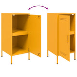Sideboards 2 pcs Mustard Yellow 36x39x79 cm Steel 843019