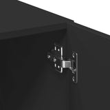 Storage Cabinet Black 70x42.5x225 cm Engineered Wood 3281337