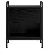 Bedside Cabinet 2 pcs Black Oak 40 x 30 x 50 cm Engineered Wood 8013495