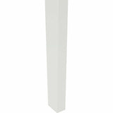 Dining Chair 2 pcs White and Grey Solid Rubber Wood 42020496