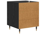 Bedside Cabinet Black Oak 40 x 40 x 66 cm Engineered Wood 882100