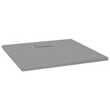 Shower Base Tray SMC Grey 90x80 cm 148932