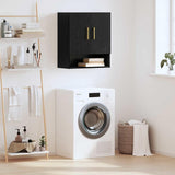 Wall Cabinet Black oak 60 x 31 x 70 cm Engineered wood 879536
