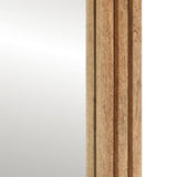 Bathroom Mirror 50x70 cm Solid Wood Rough Mango and Glass 377589