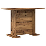 ZNTS Dining Table Old Wood 110x60x75 cm Engineered Wood 863164