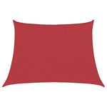 ZNTS Sunshade Sail 160 g/m² Red 4/5x3 m HDPE 311655