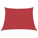 ZNTS Sunshade Sail 160 g/m² Red 4/5x3 m HDPE 311655