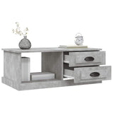Coffee Table Concrete Grey 90x50x35 cm Engineered Wood 816244