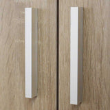 Shoe Cabinet 7 Shelves Oak 243061