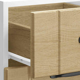 Kitchen Base Cabinet Lucca Sonoma Oak Engineered Wood 854233