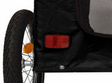 Pet Bike Trailer Black 125 x 53 x 54 cm Oxford fabric and iron 93849