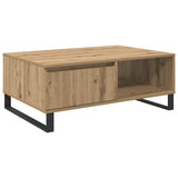 Coffee Table Artisan Oak 90 x 60 x 35 cm Engineered Wood 882590