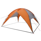 Camping Tent with Rainfly Water-resistant Dome Grey and Orange 42028532
