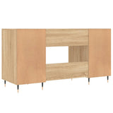 Desk Sonoma Oak 140x50x75 cm Engineered Wood 829527