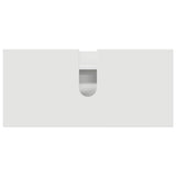 Bathroom Furniture Set 2 pcs White Engineered Wood and Metal 3393013