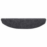 Self-adhesive Stair Mats 15 pcs Dark Grey 80 x 24.5 x 3.5 cm 42038665