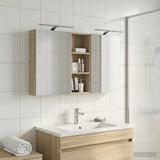 Bathroom Cabinet Set 3 pcs 130 x 14.5 x 70 cm Engineered wood 3403770
