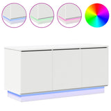 TV Cabinet White 100 x 38 x 49 cm Engineered Wood 869666