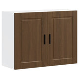 Kitchen Wall Cabinet Porto Brown Oak Engineered Wood 854074