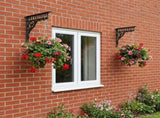 Wall Shelf Brackets 12 pcs Black 27.5 x 23 x 4 cm Steel 42038806