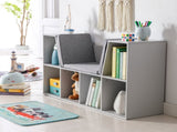 Kids Bookcase Shelf Storage Cabinet Unit, Living Room Sideboard w/ Six Compartments for Toys, Books T3398P347675