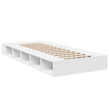 Bed Frame without Mattress White 90x190 cm Single 3280524