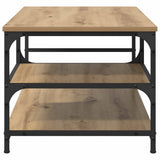 Coffee Table Artisan Oak 90 x 49 x 40 cm Engineered Wood 886244