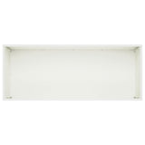 Garden Planter White 100 x 40 x 40 cm Cold-rolled Steel 8005248