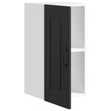 Kitchen Wall Cabinet Kalmar Black Engineered Wood 853538