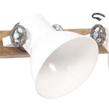 Industrial Wall Lamp White 90x25 cm E27 320516