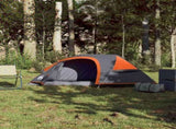 Camping Tent Dome 1-Person Orange Waterproof 94561