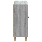 Bathroom Storage Cainet ALKMAAR Grey Sonoma 59.5 x 31 x 80 cm 896181