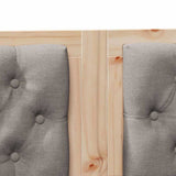 Headboard Other Brown and taupe 160 cm Solid pine wood 879002