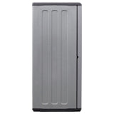 Garden Storage Cabinet Grey and Black 68x37x84 cm PP 151819