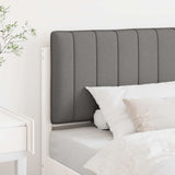 Upholstered Headboard with Headboard White and Light Grey 90 cm 880202