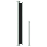 ZNTS Patio Retractable Side Awning 180x500 cm Black 313405