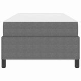 Bed Frame with Mattress Light Grey 90 x 190 cm Fabric 3399095