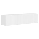 TV Wall Cabinet 2 pcs Gloss White 60 x 31 x 29.5 cm 892198