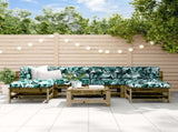 7 Piece Garden Lounge Set Impregnated Wood Pine 3186402